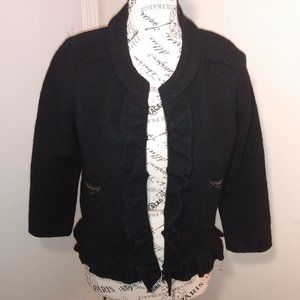 NWT LOFT Designer Wool Sweater w/ Zipper (MP)